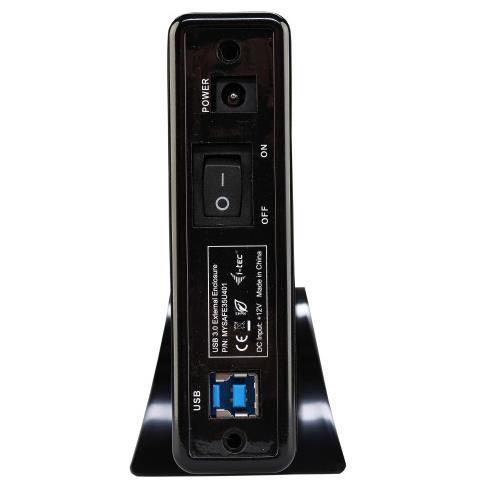 MYSAFE Advanced 3.5" USB 3.0, SATA, Seriale ATA II, Serial ATA III, Nero, Metallico, Alluminio, 12 V, 2 A, USB - Foto 2